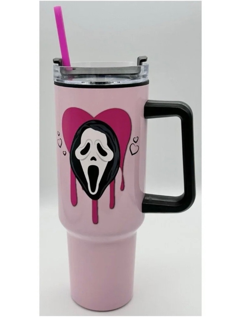 BNWT GHOST FACE PINK SCREAM TUMBLER 40 oz